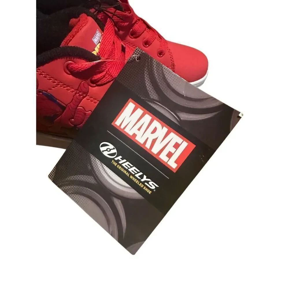NEW Heelys Boys Skate Shoes Spiderman Spider Man Marvel Youth Size 5